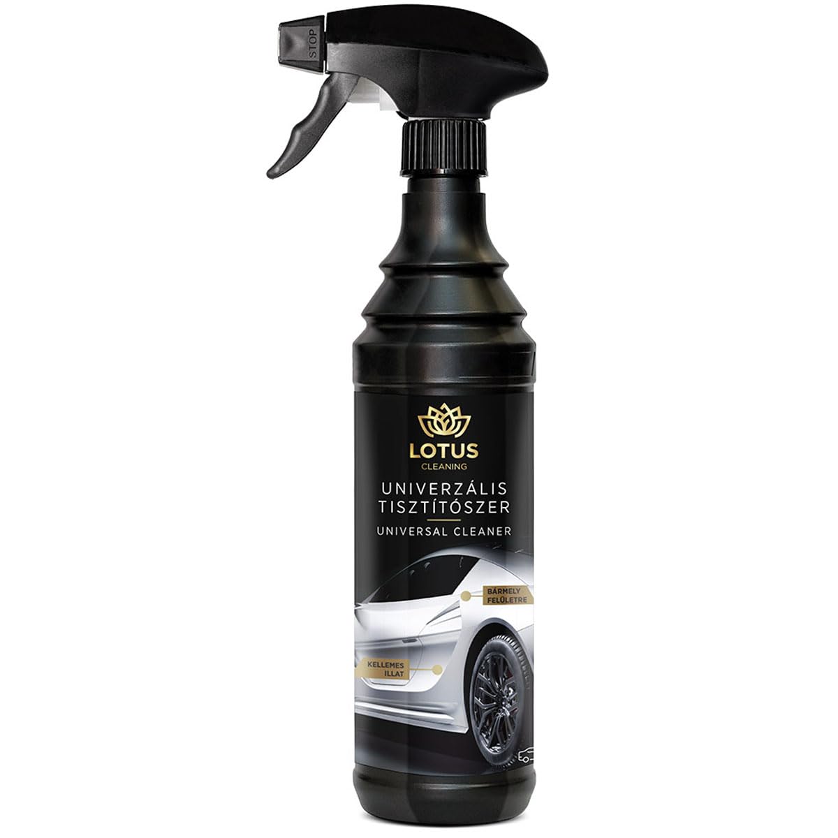 Lotus Universalreiniger 600ml – Multifunktionaler Reiniger mit Nanotechnologie, Effektive Schmutzentfernung für Lack, Felgen, Glas, Stoff & Leder, Entfernt Fett, Insektenreste, Harz & mehr von LOTUS Cleaning