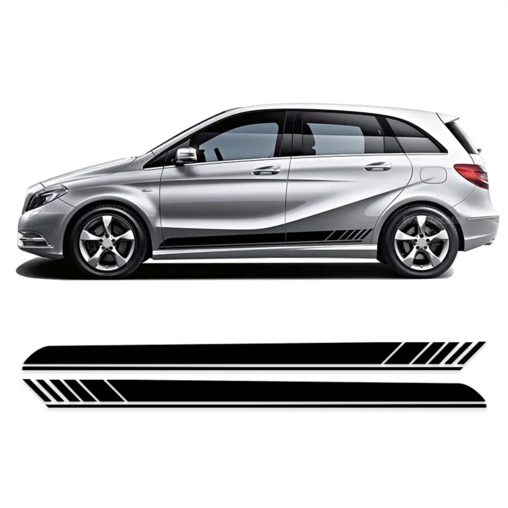 2 Stück Edition One AMG Style Türseitenstreifen-Aufkleber, für M=ercedes B=ENZ W246 W247 B-Klasse B200 B250 B220 Zubehör von LOUHCZDH