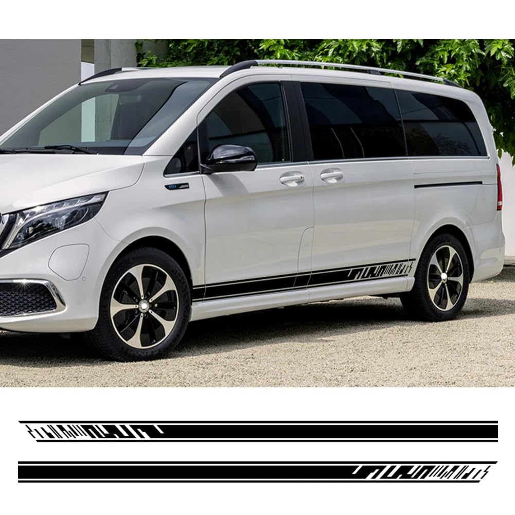 Vinyl-Aufkleber für Autoseitentüren, für M=ercedes B=ENZ Vito V-Klasse Viano W638 W639 W447 V260 110 113 115 Marco, für Polo-Tuning-Zubehör von LOUHCZDH