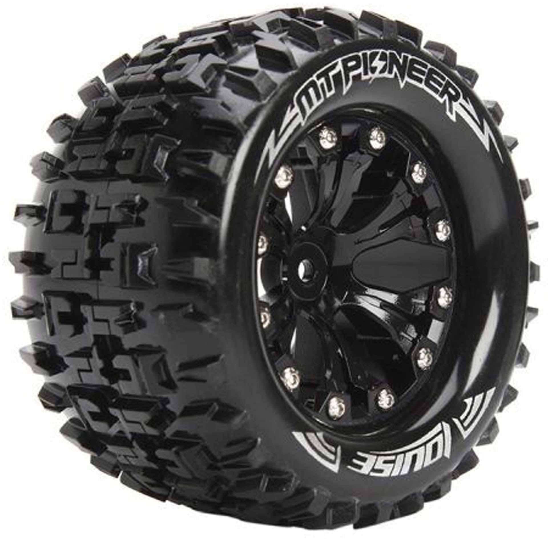 LOUISE MT-PIONEER SOFT INKL. FELGEN SCHWARZ 14MM MONSTER TRUCK 2,8 (2) von LOUISE