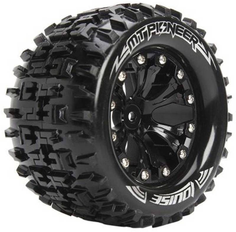 LOUISE MT-PIONEER SOFT INKL. FELGEN SCHWARZ 14MM MONSTER TRUCK 2,8 (2) von LOUISE