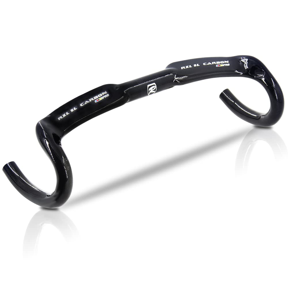 RXL SL fahrradlenker carbon rennrad rennradlenker 31.8 lenker für rennräder rennrad lenker drop bar 3K glänzend carbon rennrad lenker 420 schwarz rennradlenker carbon rennradlenker 31.8 von LOVEJIA