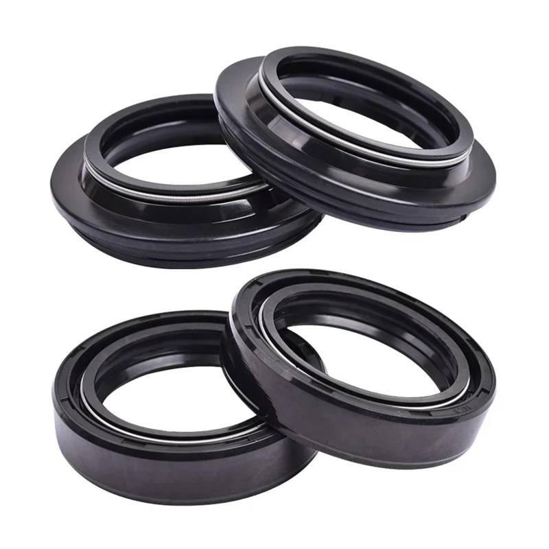 35x48x10,5 35 * 48 * 10,5 Motorrad Gabel Dämpfer Öl Dichtung & 35 48 Staub Abdeckung Lip Frühling for GS750E 1979 GS750 GS 750 E(2pcs seal 2pc cover) von LOWBDGFU