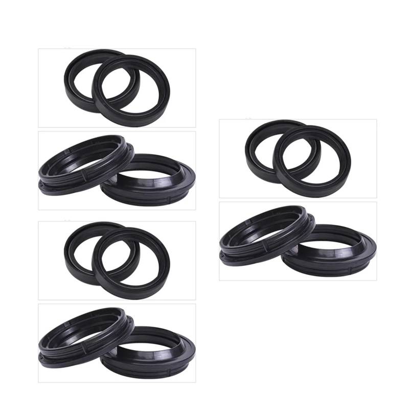 50x63x11 50 63 11 Motorrad Vorne Stoßdämpfer Gabel Dämpfer Öl Dichtung 50 * 63 Staub Abdeckung Lip for SMR125 2T MX144 MX 144 SMR 125(6pc Seal 6pc Cover) von LOWBDGFU