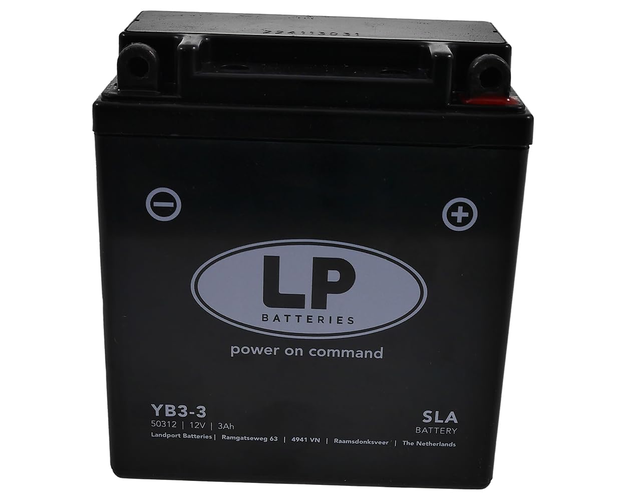 LANDPORT Batterie LB3-3 12V 3Ah, 98x56x110mm kompatibel mit Simson Star 25 50 80, Honda Lead 125, SH Scoopy, Suzuki DR 600 650, kompatibel mit Yamaha TZR 125, XT, YBR von LP BATTERIES