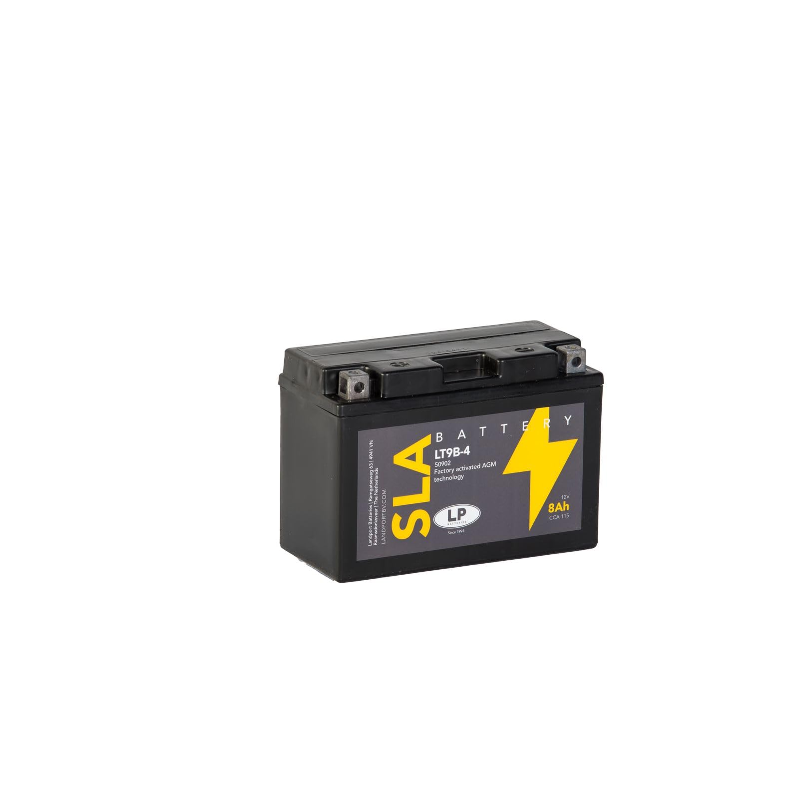 Motorrad Powersport SLA Batterie 12V 8Ah (10 Std.) 115CCA Landport - MS LT9B-4 von LP BATTERIES