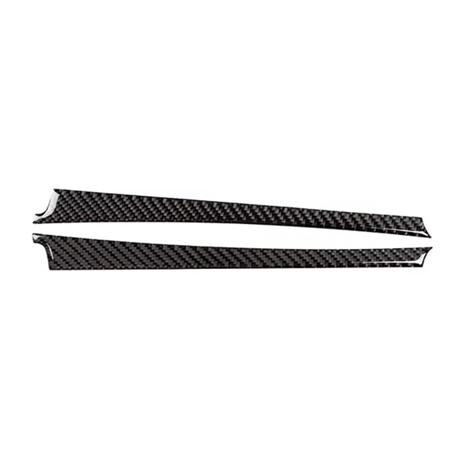 Auto-Innenverkleidung Auto Carbon Fiber Center Gear Shift Panel Zigarettenanzünder Abdeckung Trim Für Benz Für C Klasse Für W204 2007-2013 Auto Dekoration(2pcs Side Strips) von LPAKMGAGEL