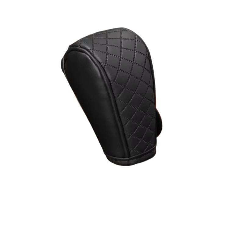 Universal Schaltknauf für Autos Fall Protector Universal Non-Slip Shifter Knob Schutz Leder Auto Shift Griff Abdeckung Dekor Schützende Auto Innen Zubehör Ergonomischer Schalthebelgriff(Black) von LPAKMGAGEL