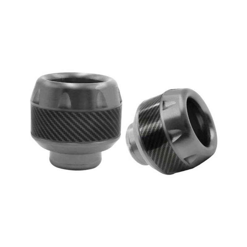 LPBRMDJW Motorrad-Rahmenschieber 4 Stücke Universal Motorrad Rahmen Slider Aluminium Legierung Gabel Tasse Fallende Quetschschutz Carbon Faser Für Motorrad von LPBRMDJW