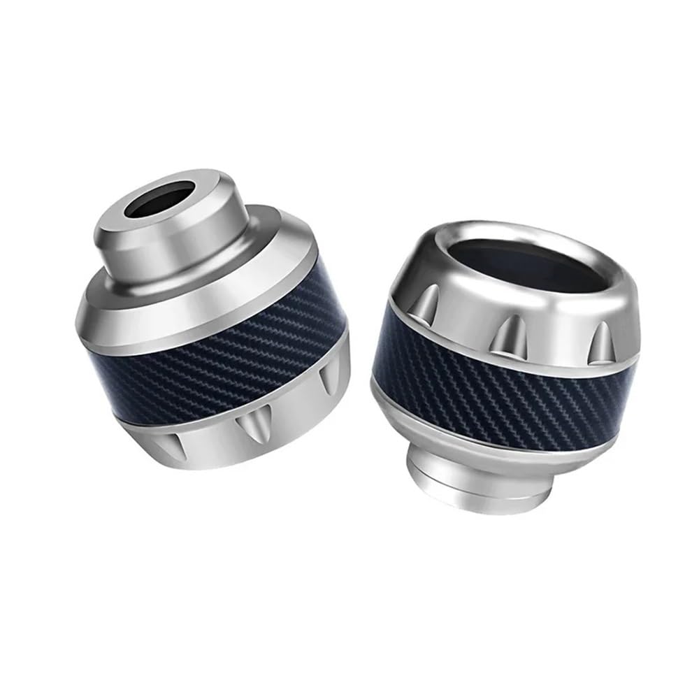 LPBRMDJW Motorrad-Rahmenschieber Motorrad Rahmen Slider Aluminium Legierung Gabel Tasse Fallen Zerquetschen Schutz Carbon Faser Universal Für Motorrad von LPBRMDJW