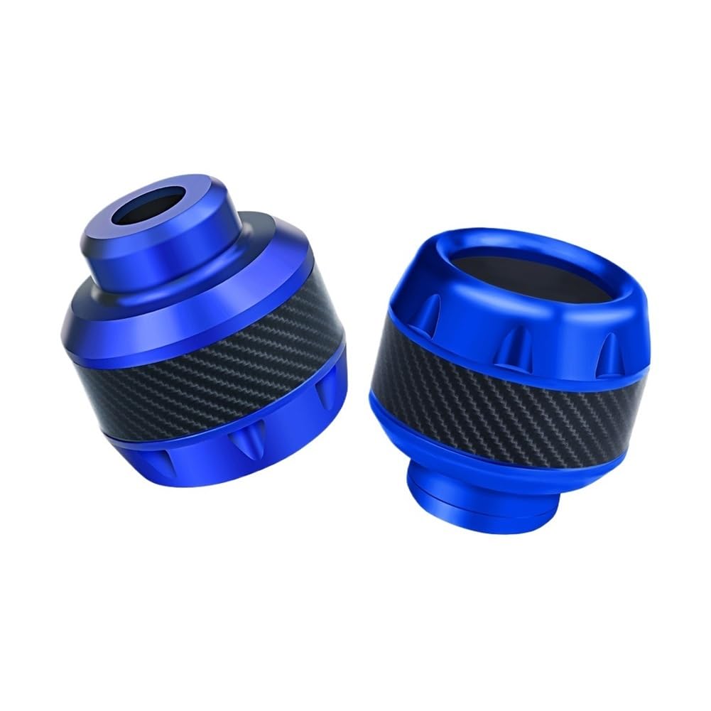 LPBRMDJW Motorrad-Rahmenschieber Motorrad Rahmen Slider Motorrad Fallen Quetschschutz Carbon Faser Aluminium Legierung Vordere Gabel Tasse Für Motorrad von LPBRMDJW