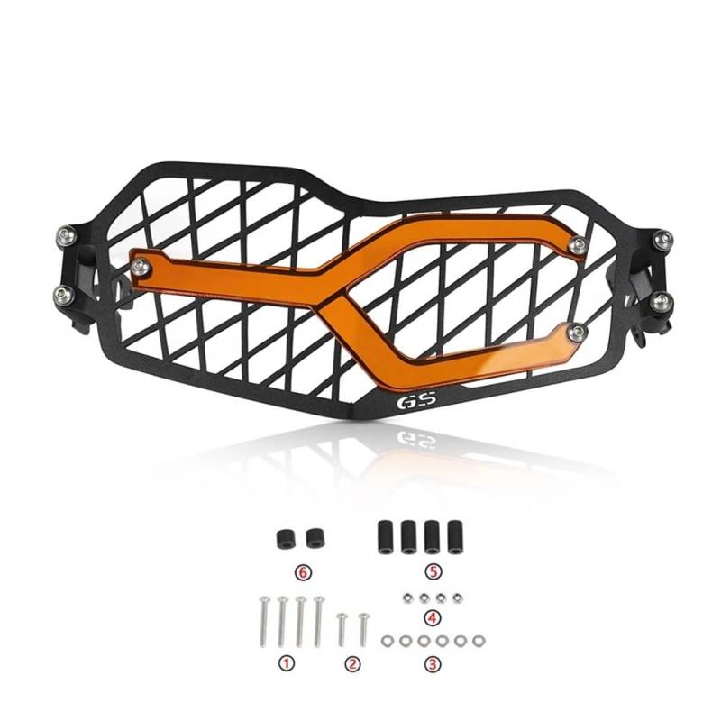 LPBRMDJW Motorrad-Scheinwerferschutzgitter F850GS Adventure Motorrad Scheinwerfer Schutz Kopf Licht Schutz Abdeckung Grille Für B&M&W F750GS F 750 GS 850 2018 2019 2020-2023 von LPBRMDJW