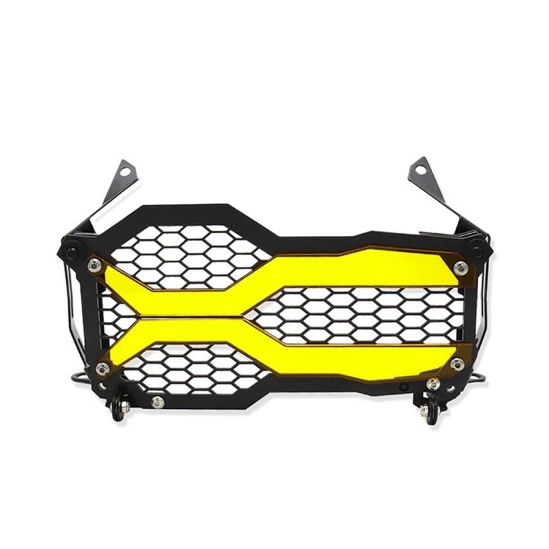 LPBRMDJW Motorrad-Scheinwerferschutzgitter Motorrad Scheinwerfer Schutz Grille Abdeckung FÜR B&M&W R1250GS ADV GSA1250 GS 1250 Abenteuer 2024 2023-2019 von LPBRMDJW