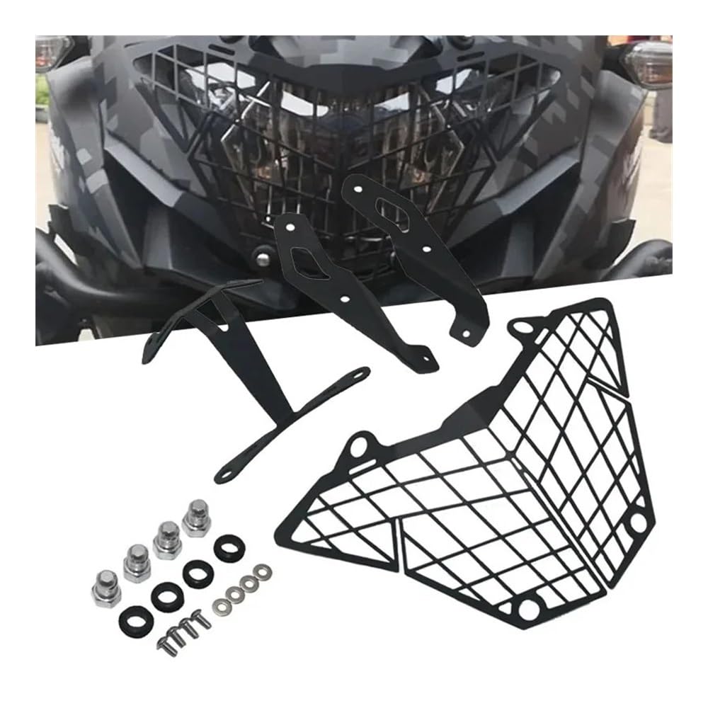 LPBRMDJW Motorrad-Scheinwerferschutzgitter Passend Für Ve&rsys X300 (Tourer) Ve&rsys X250 300X Motorrad CNC Scheinwerferschutz Grille Schutzabdeckung Schutz von LPBRMDJW