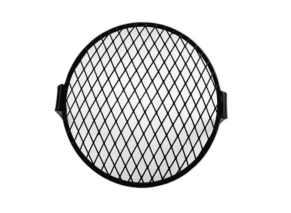 LPBRMDJW Motorrad-Scheinwerferschutzgitter Universal 7 Zoll Motorrad Scheinwerfer Mesh Grill Cap Scheinwerfer Schutzfolie Quadrat/Rhombus Abdeckung 18 cm von LPBRMDJW