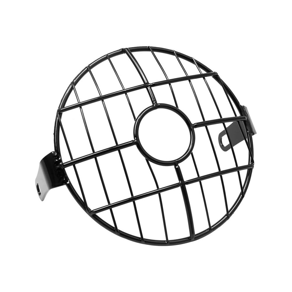 Motorrad-Scheinwerferschutzgitter Universal 6,5" Motorrad Scheinwerfer Mesh Grill Schutz Front Lampe Mesh Grille Schutz Abdeckung Front Scheinwerfer Schutz Grille von LPBRMDJW