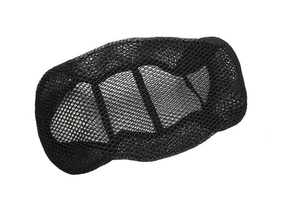 Mesh Stoff Sitz Abdeckung Motorrad-Zubehör, 3D-Sitzbezug Aus Schwarzem Mesh, Atmungsaktiv, Sonnenfest, rutschfest, Bequem, Motorrad-Schutzsitzbezug von LPFTHNDJK