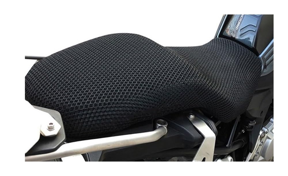 Mesh Stoff Sitz Abdeckung Motorrad Zubehör 3D Mesh Stoff Sitzbezug Für Benelli TRK502 TRK 502 TRK 502X Nicht-Slip Motorrad Schutz Sitzbezug von LPFTHNDJK