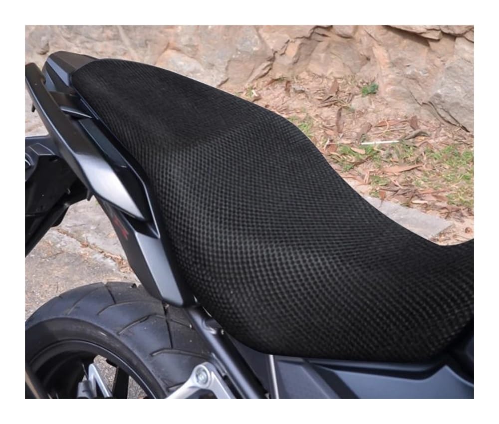 Mesh Stoff Sitz Abdeckung Motorrad-Zubehör Für Ho&n&da CB500X CB500 X CB 500 X 3D-Mesh-Gewebe, Atmungsaktiv, rutschfest, Motorrad-Schutzsitzbezug von LPFTHNDJK