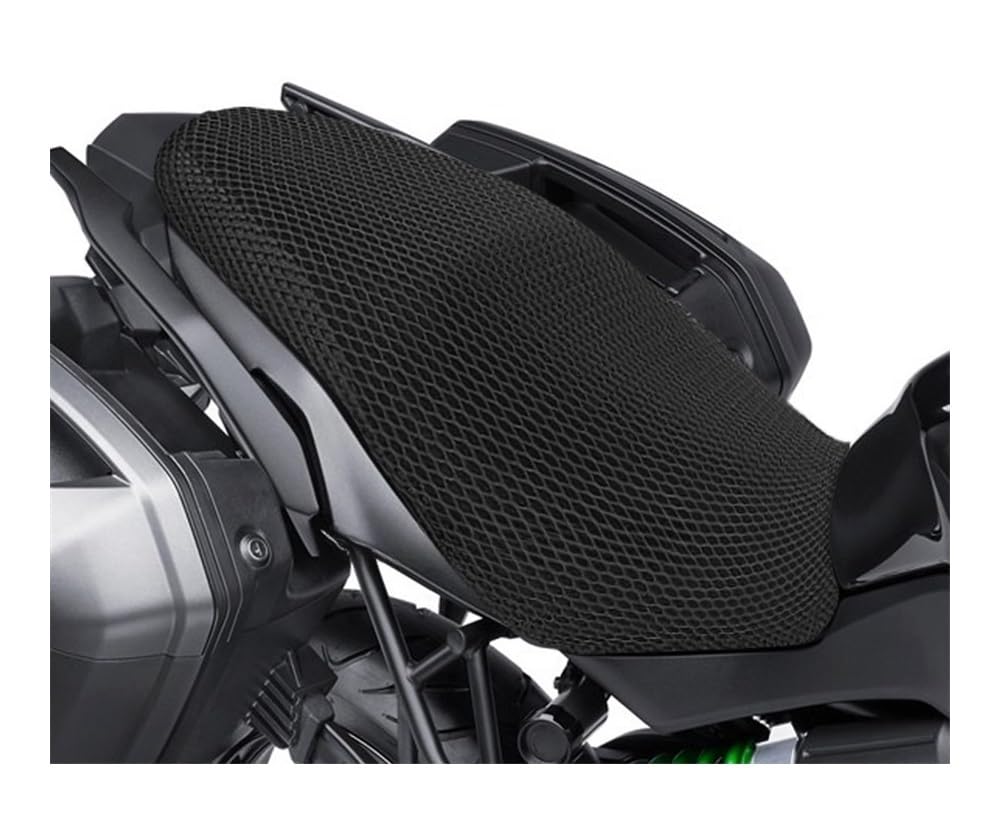 Mesh Stoff Sitz Abdeckung Motorrad Zubehör Für Kawasa&ki VERS&YS 650 VERS&YS650 Nylon Stoff Sattel rutschfeste Motorrad Schutz Sitzbezug von LPFTHNDJK