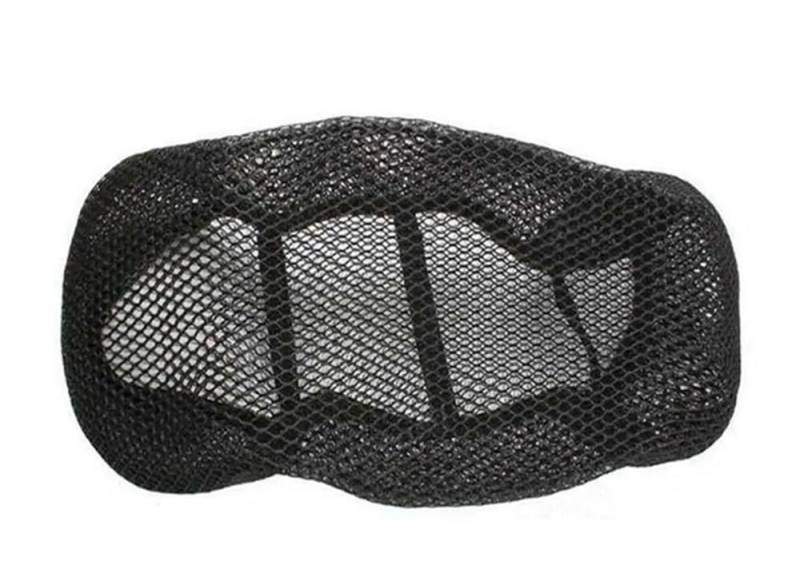 Mesh Stoff Sitz Abdeckung Motorradzubehör 3D-Mesh-Sitzbezug In Schwarz, Atmungsaktiv, Sonnenschutz, rutschfest, Bequem, Motorrad-Schutzsitzbezug von LPFTHNDJK