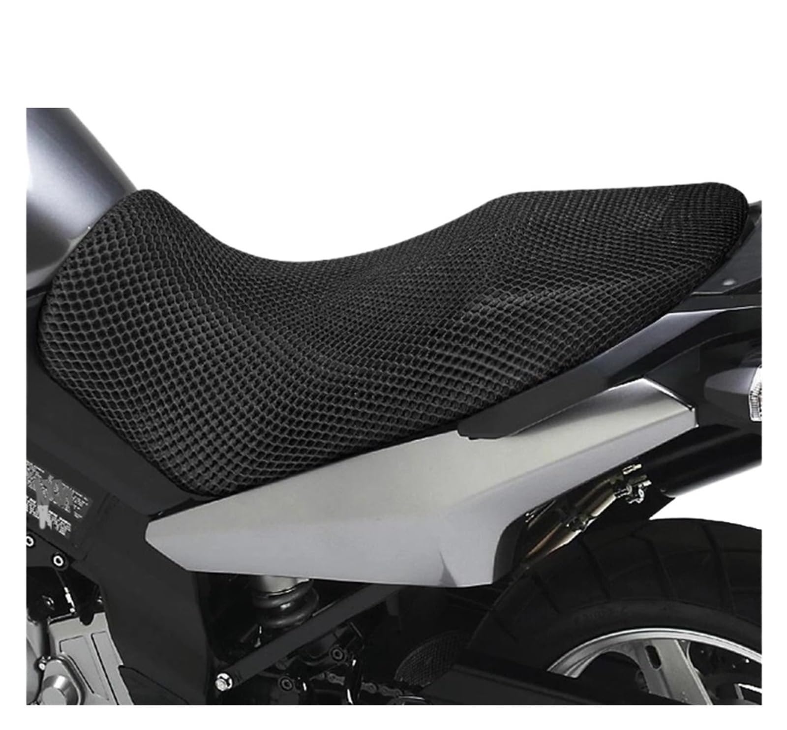 Mesh Stoff Sitz Abdeckung Motorradzubehör Für Suzu&ki V-Strom VStrom DL650 DL1000 DL250 DL 650 1000 250 3D Mesh Rutschfester Motorrad-Sitzbezug von LPFTHNDJK