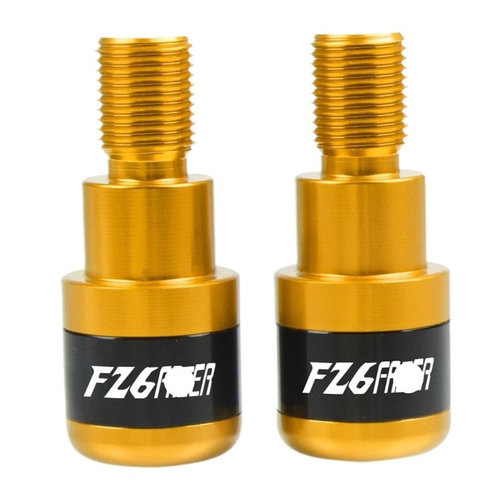 Motorrad Griff Bar End Für YAMA&HA FZ6 FZ6N FZ6S FZ 6 FZ-6 FZ 6N 6S 2004-2009 Motorrad Lenker Griffe Slider Kappe Stecker Bar End Gegengewicht von LPFTHNDJK