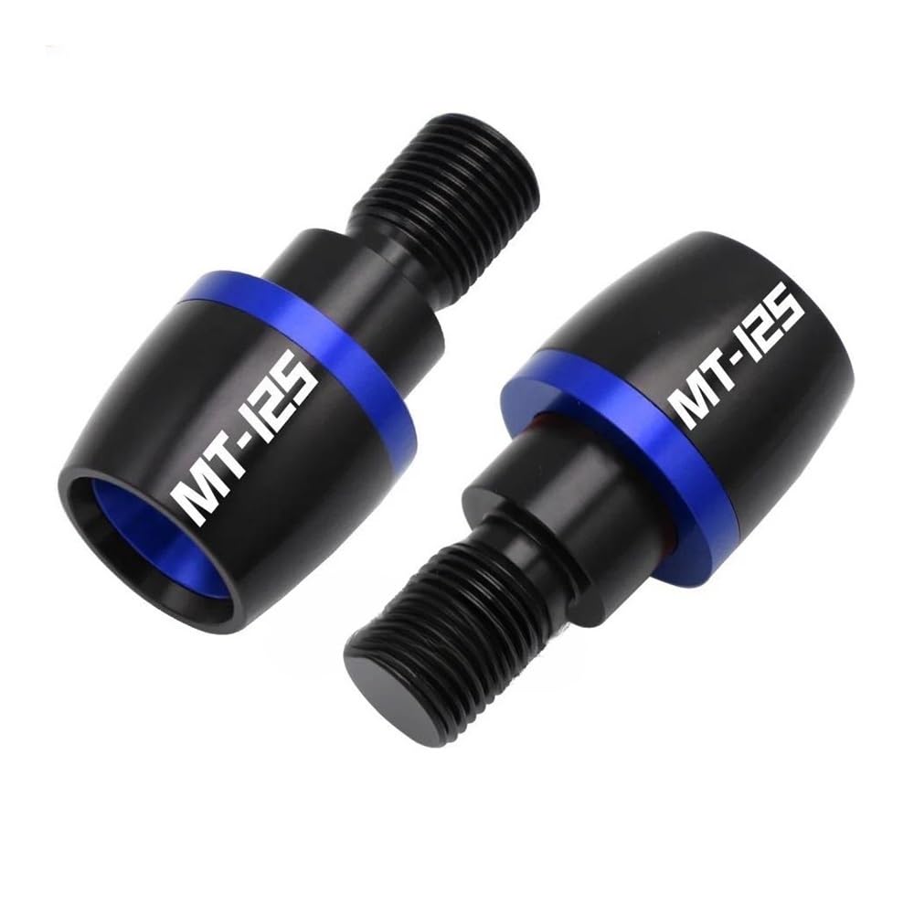 Motorrad Griff Bar End Für YAMA&HA MT-125 MT125 MT 125 2014-2020 Motorradzubehör CNC-Lenkerenden Griffe Lenkerenden Kappe Gegengewichtsstecker von LPFTHNDJK