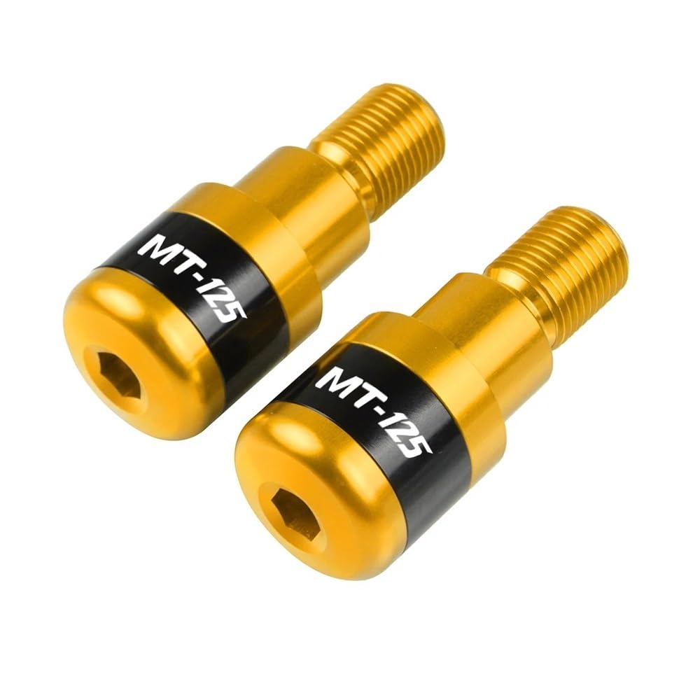 Motorrad Griff Bar End Für YAMA&HA MT125 MT-125 MT 125 2014-2017 Motorrad Lenker End Plugs Slider Motorrad Gegengewicht Lenker Ende von LPFTHNDJK