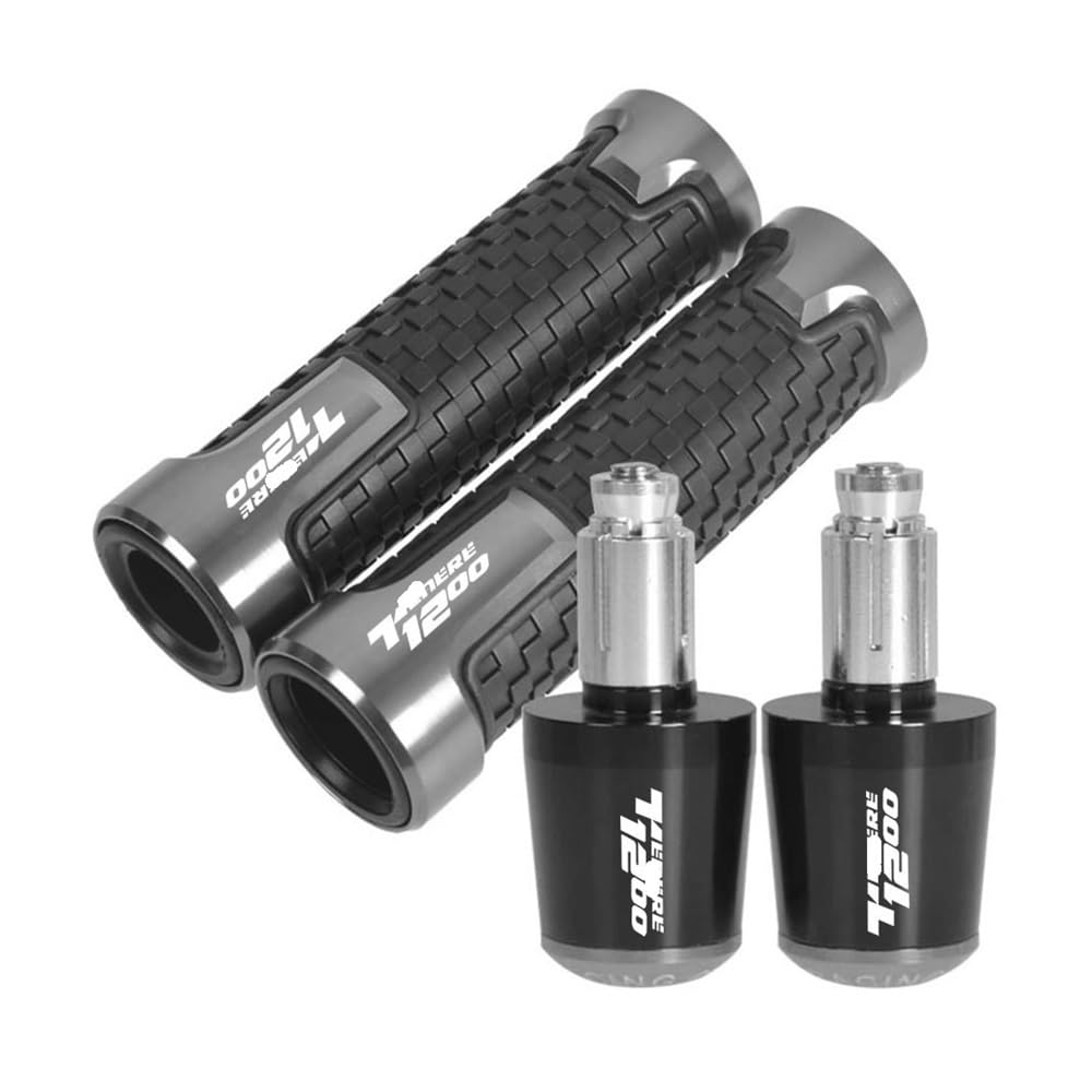 Motorrad Griff Bar End Für YAMA&HA YZF Tenere1200 2016-2019 Motorradzubehör Starker Und Stabiler Lenkergriff Lenkerendkappenstecker von LPFTHNDJK