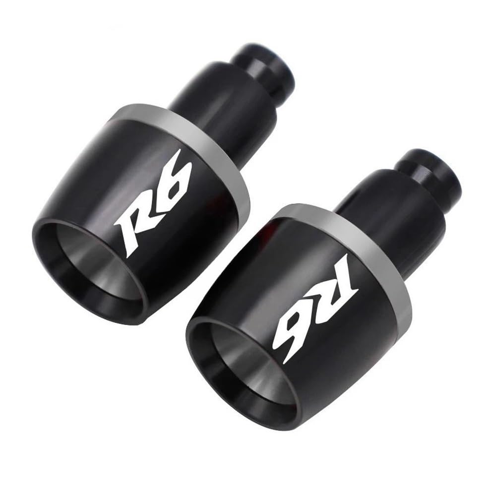 Motorrad Griff Bar End Für YAMA&HA YZFR6 YZF R6 Motorradzubehör Motorrad CNC Universal-Lenkergriffe Lenkerenden Kappe Gegengewichtsstecker Rutsche von LPFTHNDJK