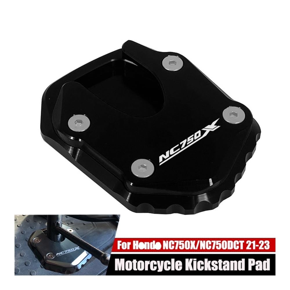 Seitenständer Vergrößerung Platte Für HO&N&DA NC750X NC 750X NC750 X DCT 2021 2022 2023 Motorrad Fuß Seite Stehen Pad Ständer Vergrößerer Platte Unterstützung Erweiterung von LPFTHNDJK