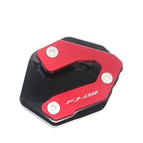 Seitenständer Vergrößerung Platte Motorrad CNC Kickstand Fuß Seitenständer Verlängerungspolster Stützplatte Vergrößern Ständer Für YAMA&HA FJ-09 FJ09 FJ 09 2014-2021 von LPFTHNDJK