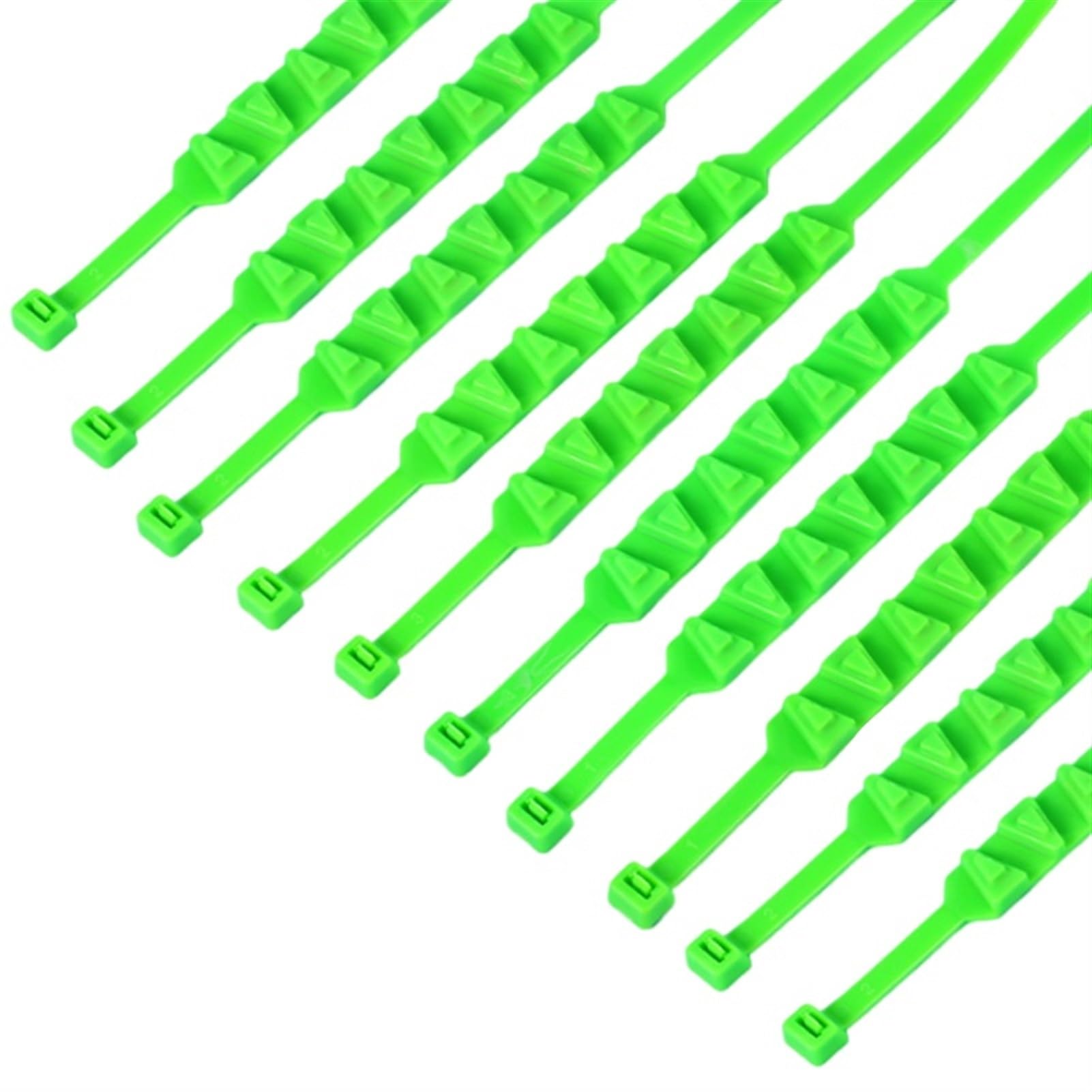 Schneeketten 10Pcs Motorrad Schnee Ketten Wiederverwendbare Motorrad Reifen Anti Slip/Skid Krawatte Winter Notfall Sicherheit Gürtel Reifen Kette Moto zubehör Universal Schneeketten Auto(Green 10pcs) von LPHFDCS