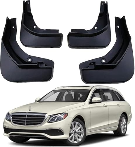 4 Stück Auto-Schmutzfänger für Mercedes-Benz E-class (W211, facelift 2006) 2006-2009, Vorne und Hinten Wasserdicht Spritzschutz. von LPOOSAKW