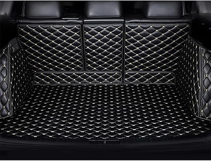 Auto Kofferraummatten für Odyssey 2015-2022, Kratzfeste Kofferraum Schutzmatten.,Black Beige von LPOOSAKW