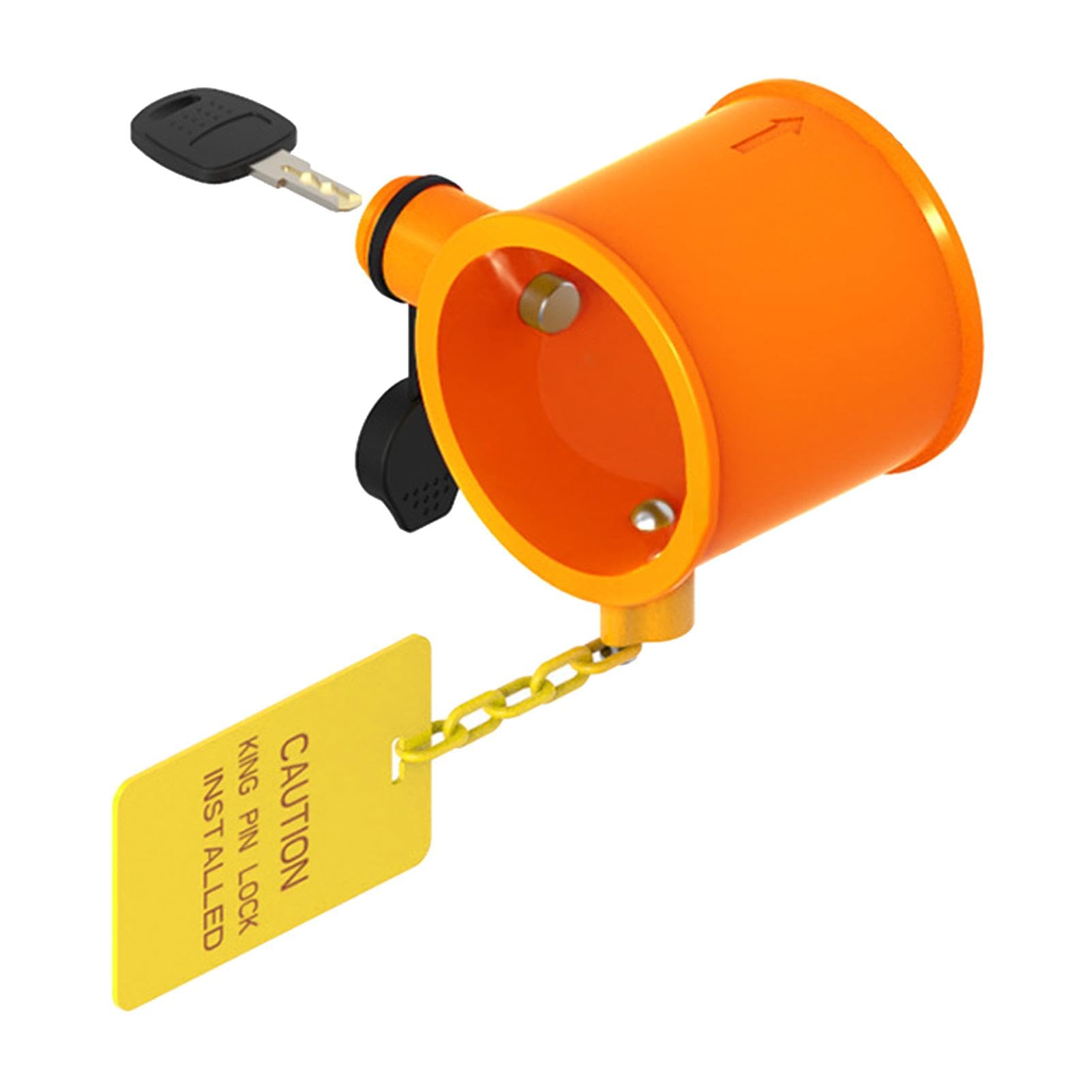 Anhänger & Camping-Cars Containerträger | Anhängerkupplungsschlösser | sicherer Anhänger King Pin Lock Wheel Anhänger Lock Diebstahlschutz Robuste Konstruktion von LPORF