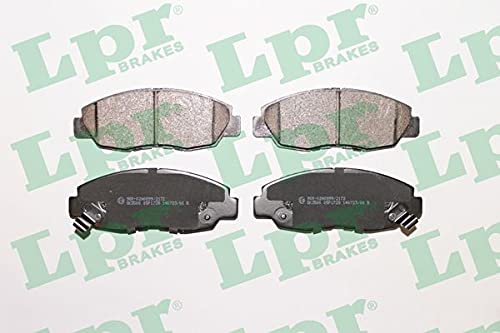 LPR 05P1728 Bremsbelagsatz, Scheibenbremse von LPR Brakes