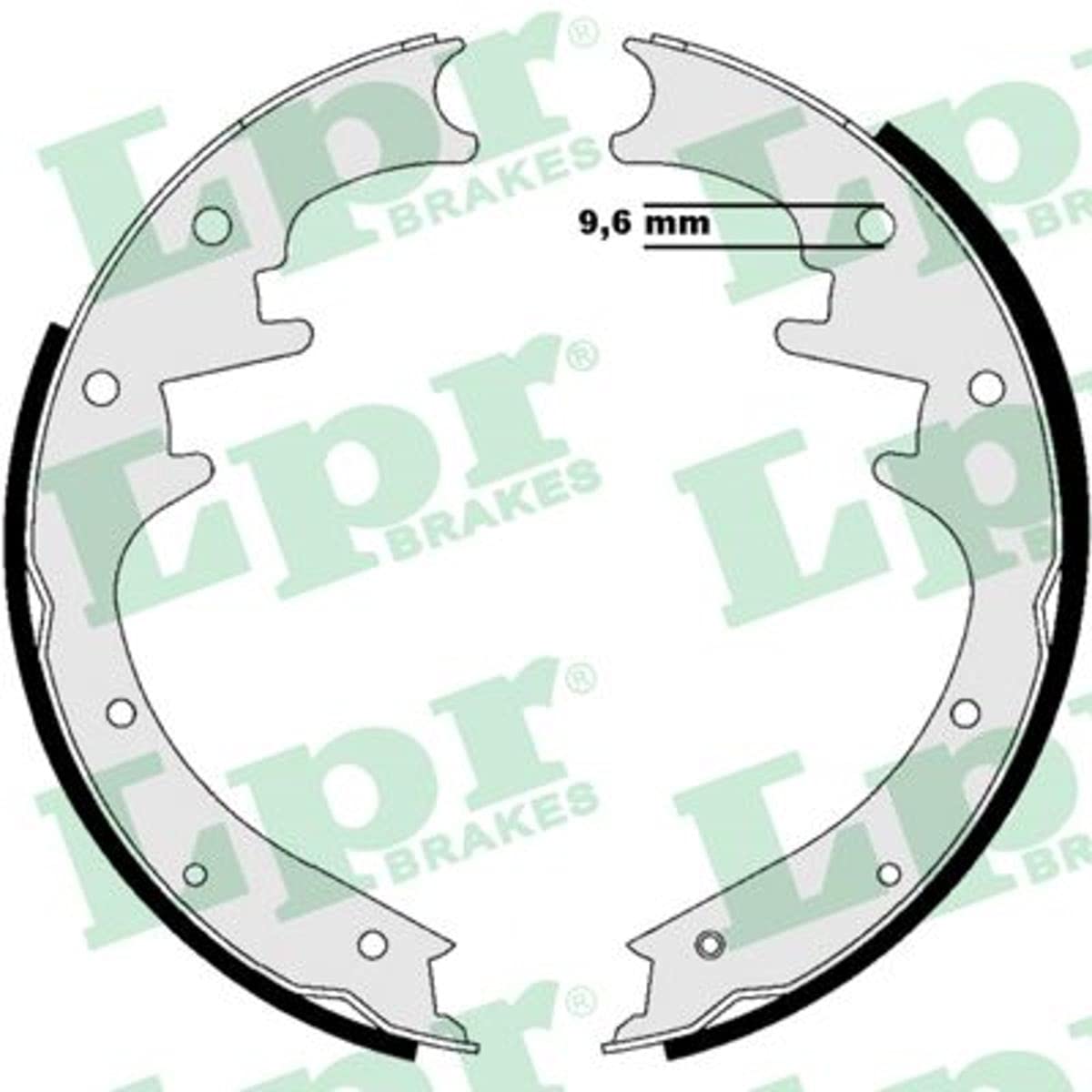 LPR Bremsen 08990 Bremsbacken von LPR Brakes