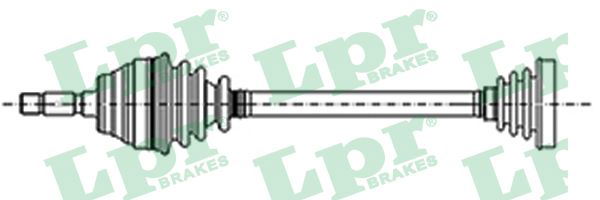 Antriebswelle Vorderachse LPR DS30016 von LPR