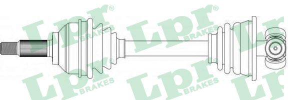 Antriebswelle Vorderachse links LPR DS39236 von LPR