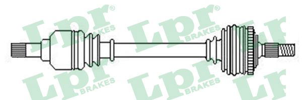 Antriebswelle Vorderachse links LPR DS52339 von LPR