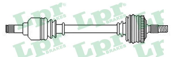 Antriebswelle Vorderachse links LPR DS52450 von LPR