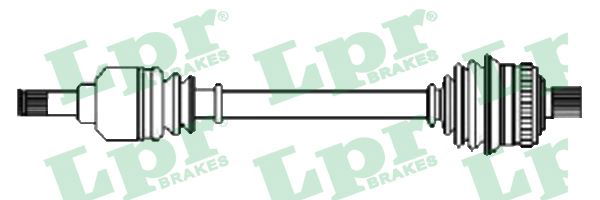 Antriebswelle Vorderachse links LPR DS52561 von LPR