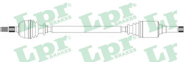 Antriebswelle Vorderachse rechts LPR DS16038 von LPR