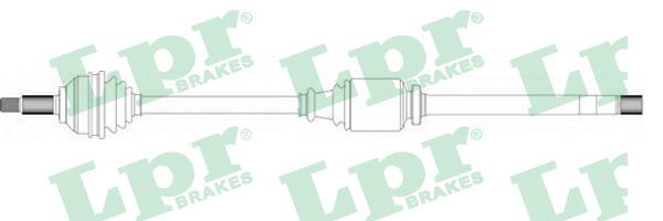 Antriebswelle Vorderachse rechts LPR DS39237 von LPR