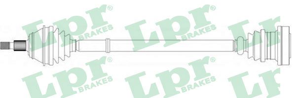 Antriebswelle Vorderachse rechts LPR DS51080 von LPR