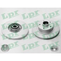 Bremsscheibe LPR R1049PRCA hinten, voll, 1 Stück von Lpr