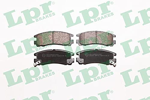 LPR 05P043 Bremsbelagsatz, Scheibenbremse von LPR Brakes