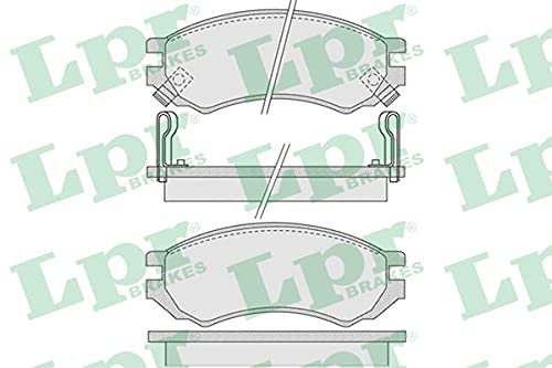 LPR 05P1008 Bremsbelagsatz, Scheibenbremse von LPR Brakes